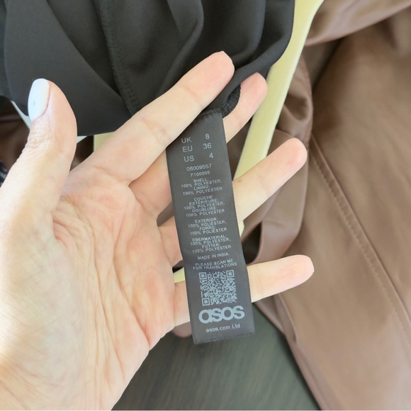 ASOS  Black Fringe Midi Women's Dress Size 4 - Picture 9 of 9